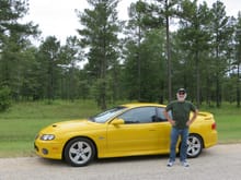 My wife and I coming back from Ohio through Louisiana to south Texas in my 05 Pontiac GTO. Fantastic road car.