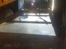 Rotted timbers removed 