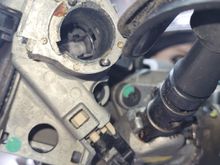 Insude mechanism was out of place after ignition cylinder removed