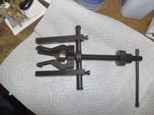Bearing removal tool before modification.