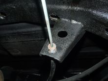 Passenger side bracket