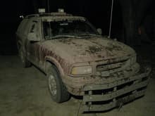 This is the after math of bottoming out with the push board well mudding. :)