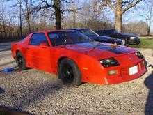 My youngest son (whom I bought blazer off of) bought this 92 Camaro from my middle son.