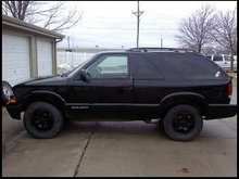 painted rims with old tires