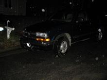 Rain'n with a Hunter Bull Bar.