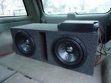 10" focals, 500w alpine mrp bridged to 250