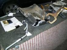these bumper extensions are only 60.00 or so, but I had some 3M 4140 and a bag of tips on hand, so it was more fun to glue it back together