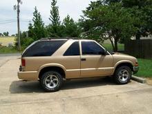 Passenger side of my 2000 Chevy Blazer LS