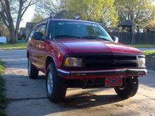 black grill and " Angry eyes"