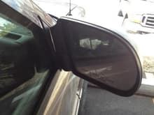 The replacement mirrors came off of a 2000 Blazer, and are much sturdier than the ones for the 1997 model year.