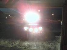 Front lights of blazer (too bright for my camera)
