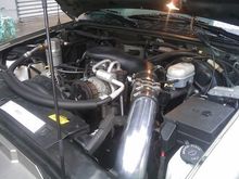 Blazer Air Filter piping, K&amp;N Filter, Heat shield