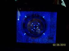 My 10in Dual Sub Box with built in blue leds