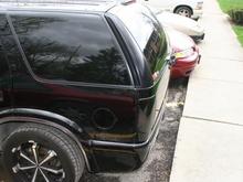 drver side roll pan back from paint and installed