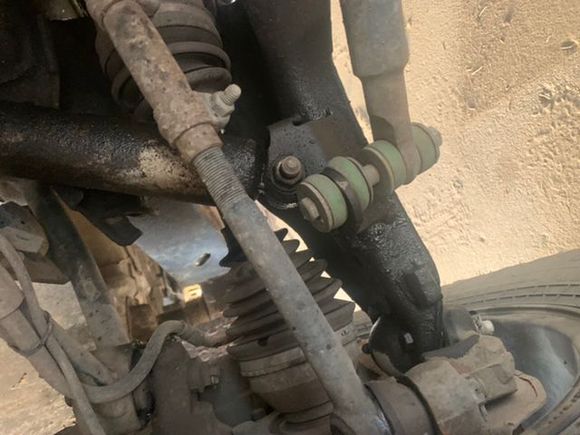 All that’s wet is fluid from the shock