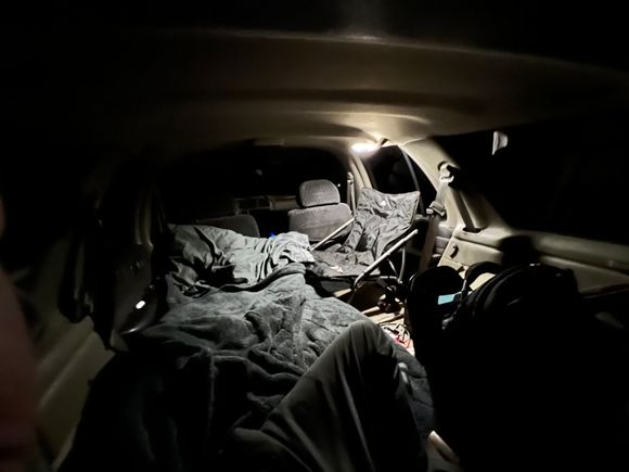 camping/boondocking setup