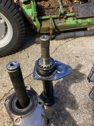 Not risking my Bravado axle shaft on this bent frame 