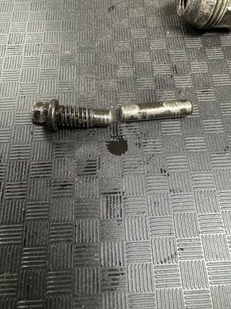 Sheared cross pin