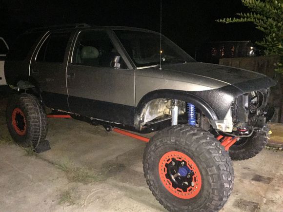 Finally completely on its own weight
