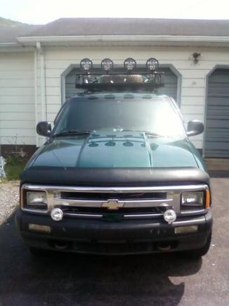 all painted minus the grill ...need a nice humid day for that