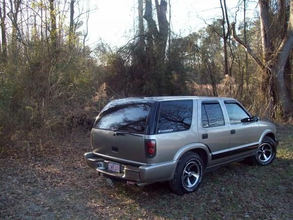 The Blazer in the woods