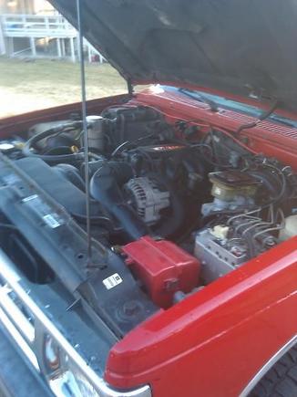 Side View of the Engine