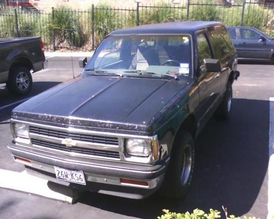 my first 1991 s10 blazer