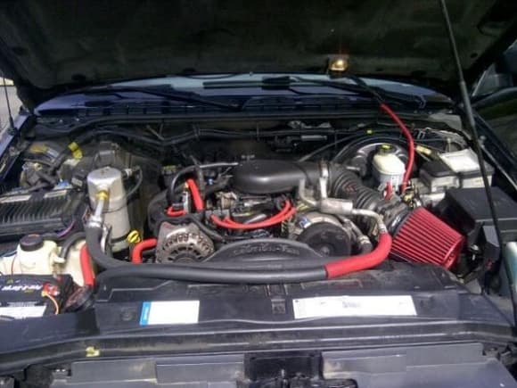 engine bay as is today