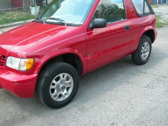 What Im driving now...2000 Kia Sportage Convertible 4wd 127K miles