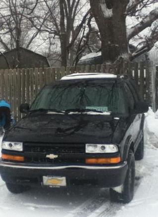 Parked in some snow