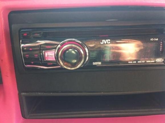 Pink to match the dash