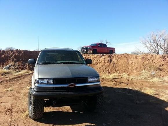 He went around the hill to the top... I went up the hill and back down with ease \m/