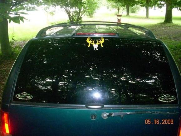 back window.
