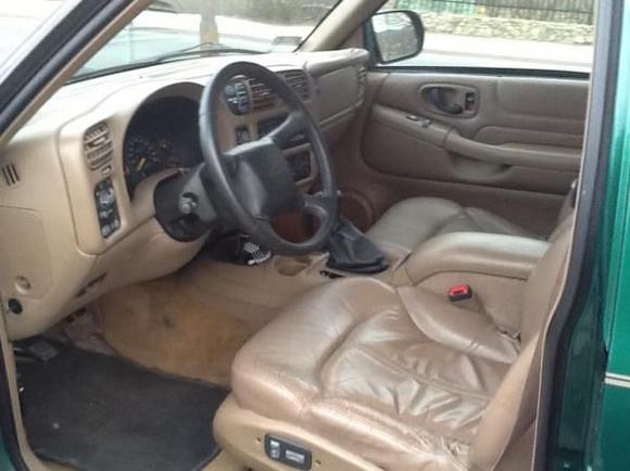 Stock leather interior