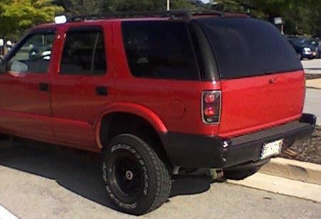 After installing the Rough Country lift, shocks, and Synergy Offroad shackles.