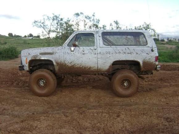 Playing in the mud a bit.