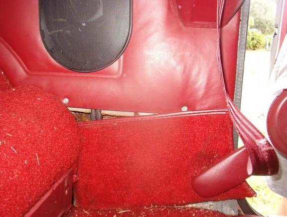 Left Rear Seat Footwell