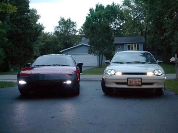 OLD picture before I painted my nissan