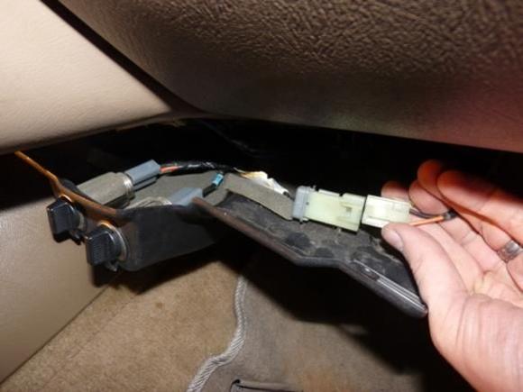 5 - Disconnect harness, not wires at plugs