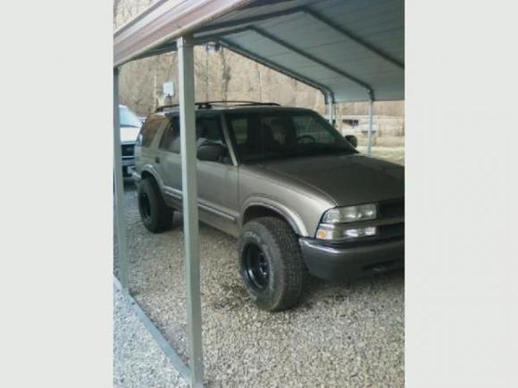black steels.. 31x10.50 tires