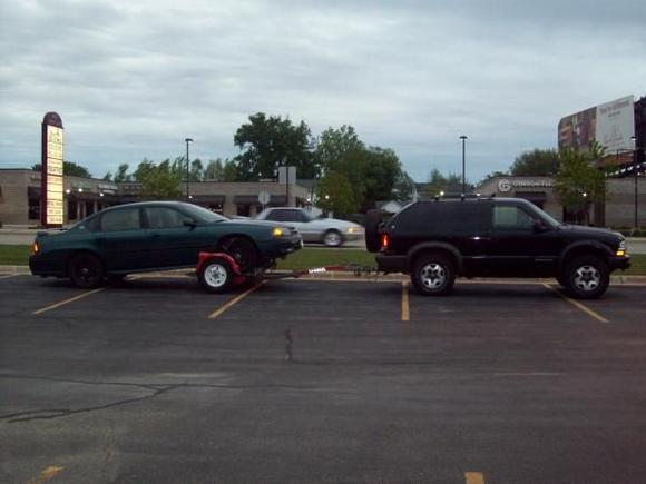 towing the impala