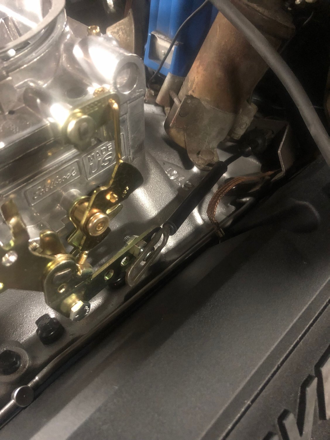 Installed new edelbrock 1406 need help with kickdown Camaro Forums
