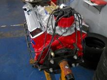 DSCN7044 (1024x768) (600x450) egine ready go got the serpentine pulleys on flex plate an engine mounts