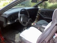 Interior doesnt have a rip. I feel like Im trying to sell this car.