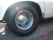 Custom built 10&quot; rally sport wheels. 8&quot; up front.