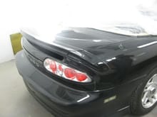 rear of car repainted.. new side markers ordered