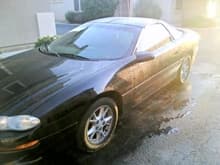 My car being washed
