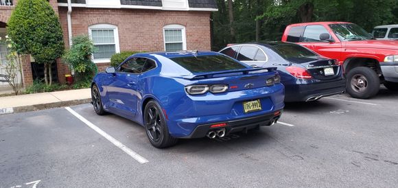 Here is the full SS package with diffuser. Dual mode exhaust, and its proper quick. But sadly I had to get the 3.6 with the manual trans .....but the next pic solves any power problem that I may have.....