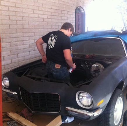 after i blew the engine doing some body/ paint work