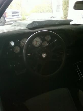 Grant gt steering wheel with Equus gauges